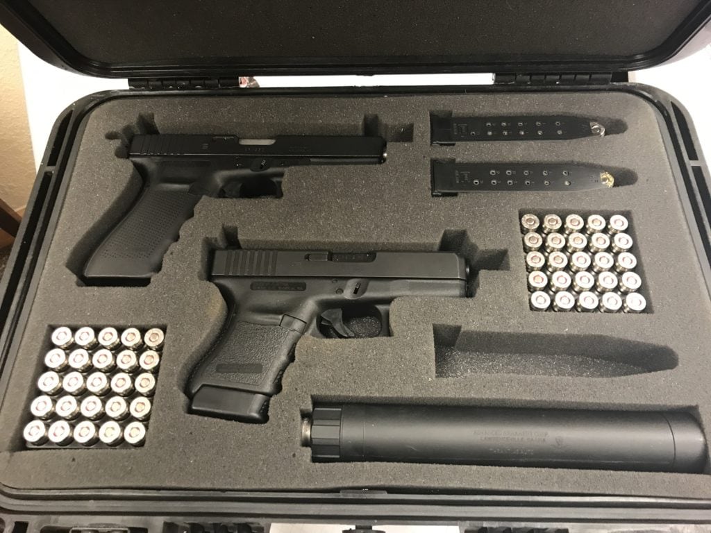 gun case precision foam cut-out