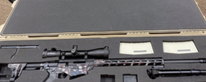 gun case precision foam cut-out